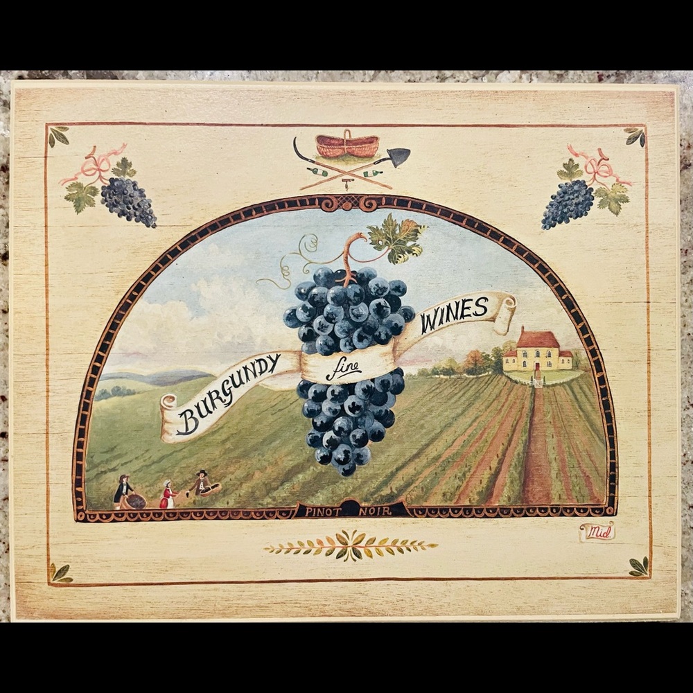 Wine Themed Wall Art (Pair)